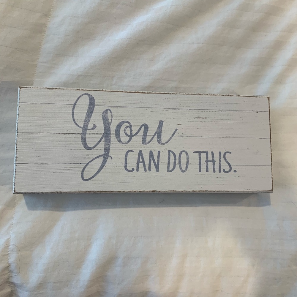 “You Can Do This” Block Home Decor
